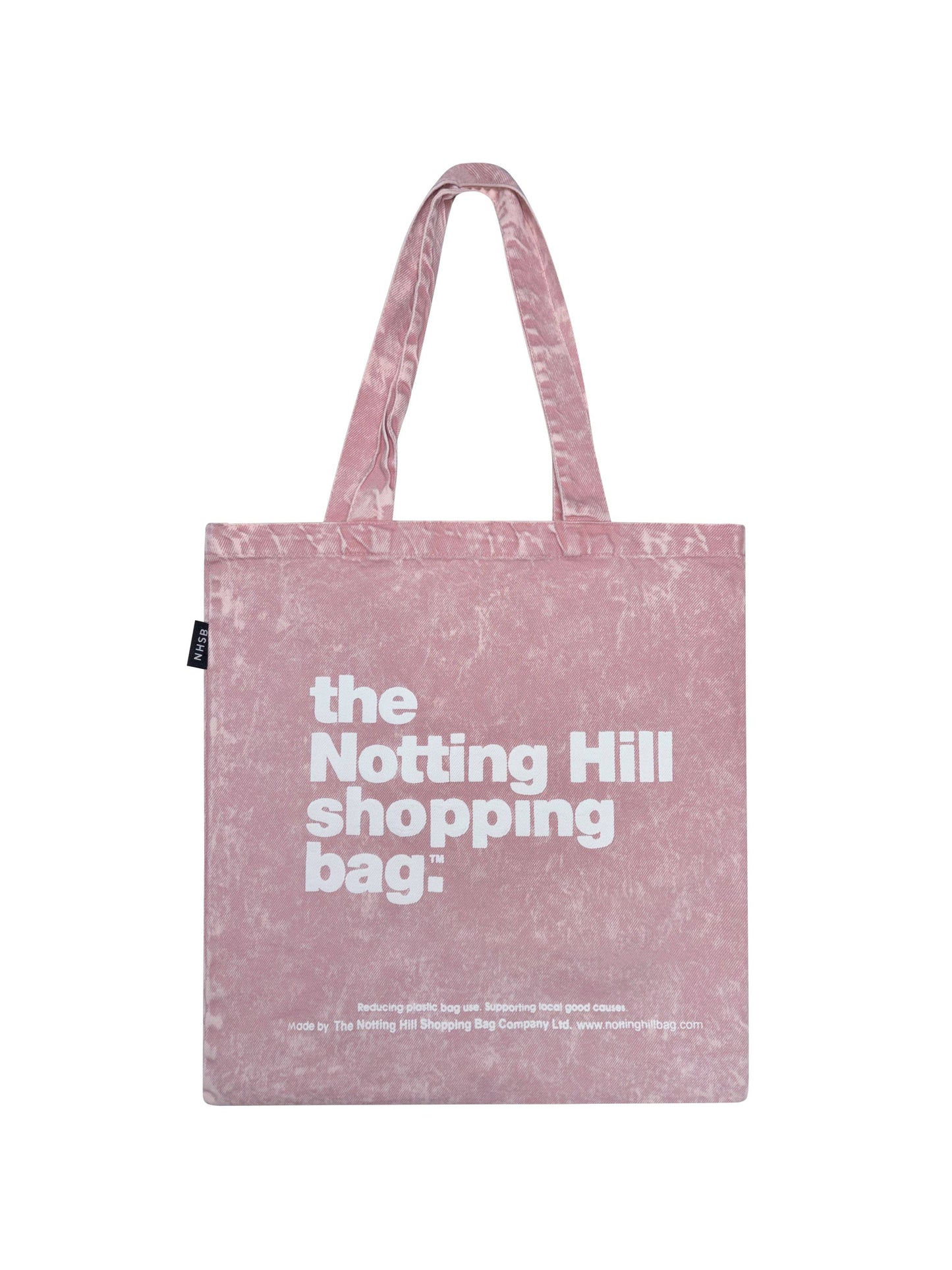 A Notting Hill Shopping Bag, denim collection, in Candy Pink Limited Edition