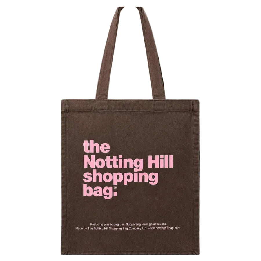 Brown Hand Dyed Notting Hill Lifestyle Tote by the Original Notting Hill Shopping Bag Company, imported to Australia by Our Global Finds