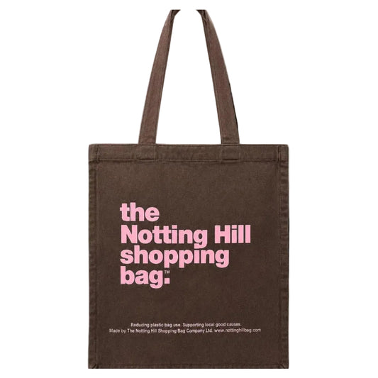 Brown Hand Dyed Notting Hill Lifestyle Tote by the Original Notting Hill Shopping Bag Company, imported to Australia by Our Global Finds