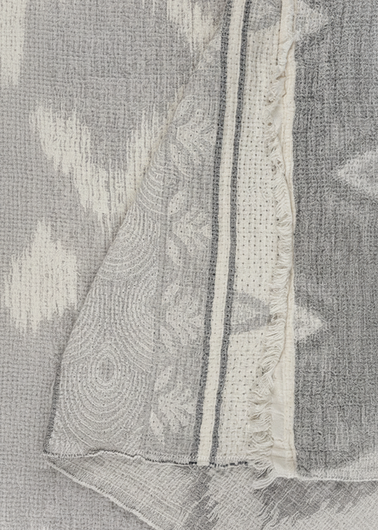 Turkish-Made Muslin  Blanket, "Melanges", 100% Soft Breathable Cotton