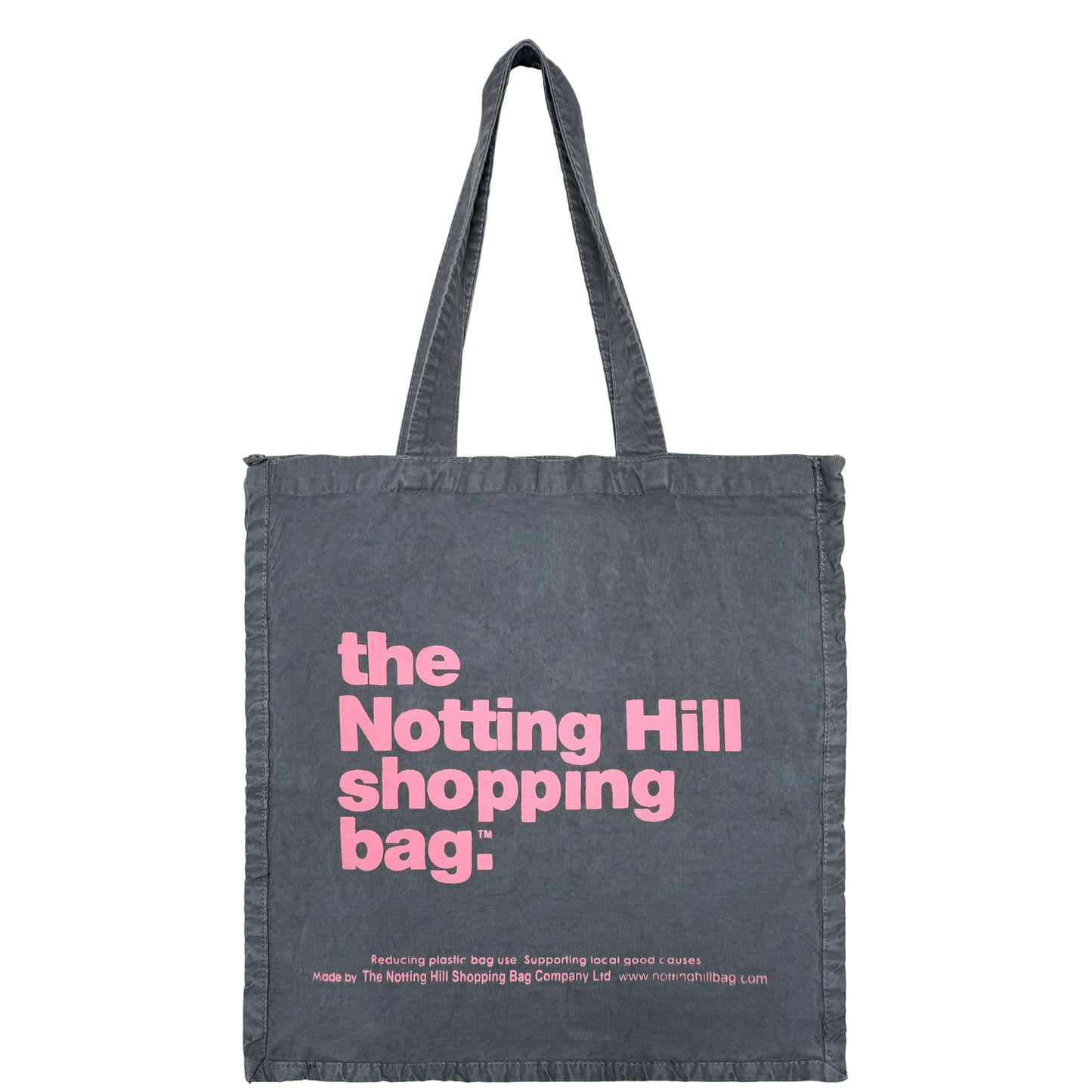 Grey Hand Dyed Notting Hill Lifestyle Tote by the Original Notting Hill Shopping Bag Company, imported to Australia by Our Global Finds