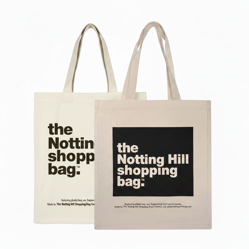 Original & Black Colour Block Notting Hill Shopping Bags, in a  Bundle of 2